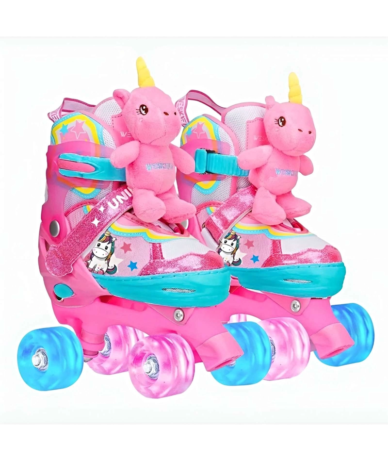 PATIN 4 RUEDAS  C/ACCESORIOS PELUCHE TALLA XS 27-30 - 1