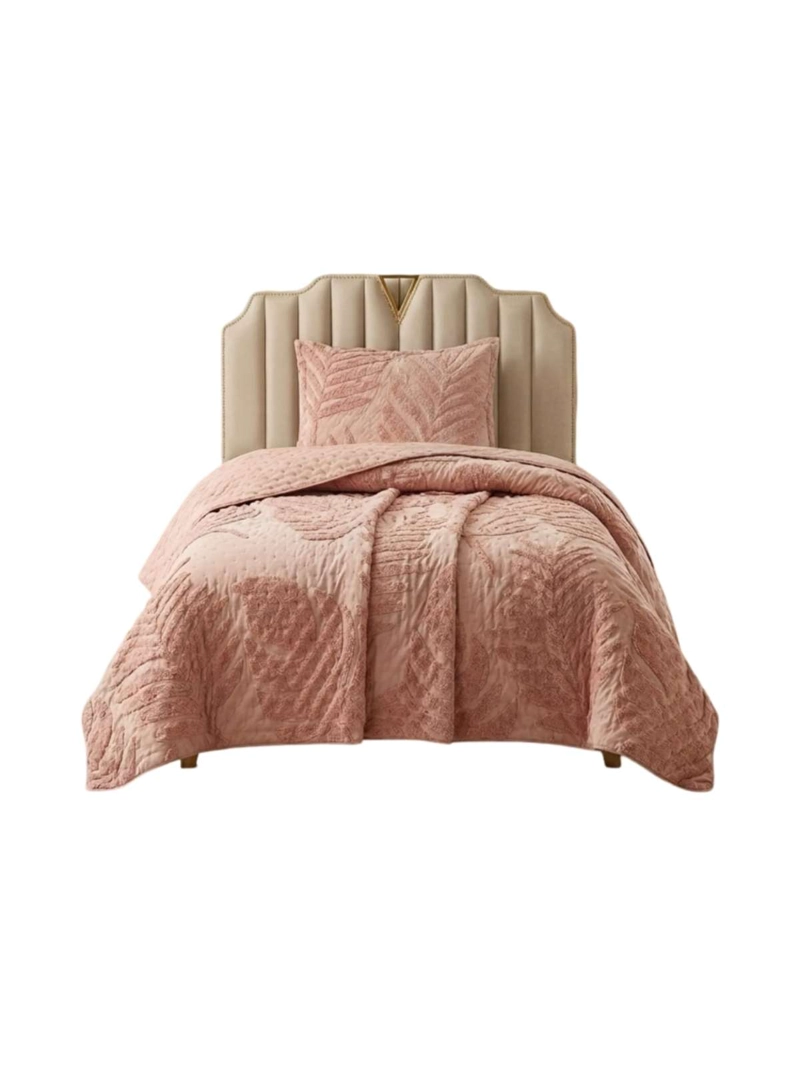 QUILT  GEOME TRICO DE VERANO LIVIANO  1,5 PLAZA TUFTING SERIE 3 - 3