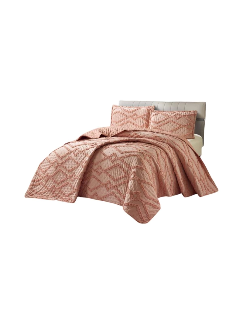 QUILT  GEOME TRICO DE VERANO LIVIANO  KING / SUPER KING TUFTING - 3