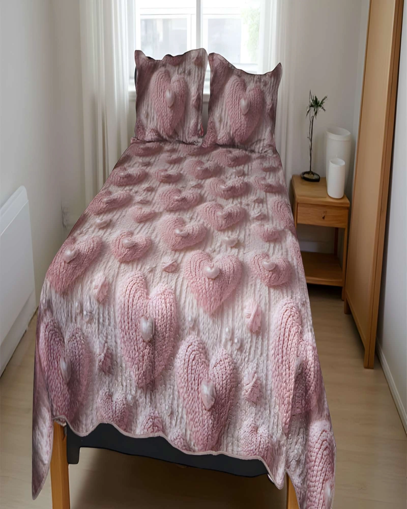 COBERTOR QUILT 3D 2 PLAZAS 230 X 250 CM V09 - 3