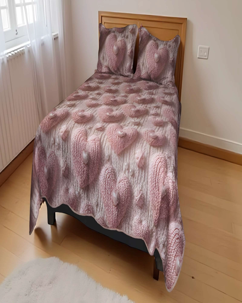 COBERTOR QUILT 3D 2 PLAZAS 230 X 250 CM V09 - 4