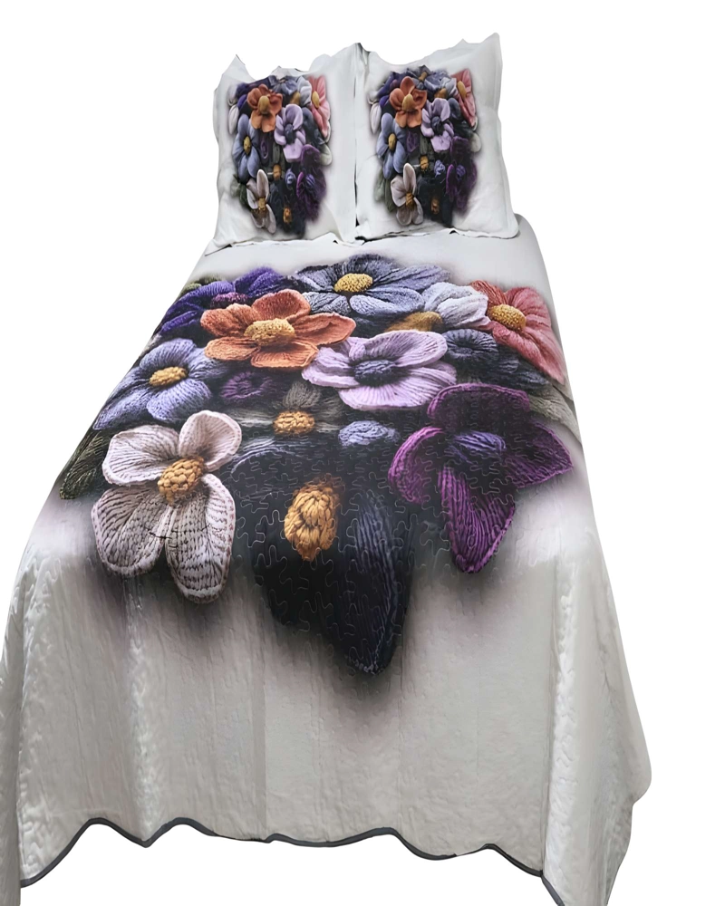 COBERTOR QUILT 3D KING 250 X 270 CM V04 - 1