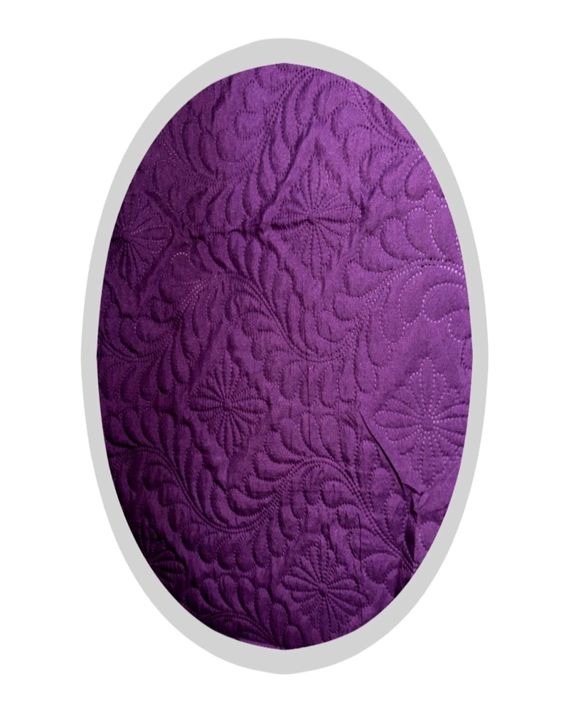 COBERTOR COLCHA DE VERANO QUILT PLAZA Y MEDIA VIOLETA - 3