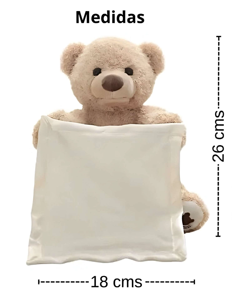 PELUCHE OSO MUSICAL INTERACTIVO ESCONDITE INFANTIL - 5