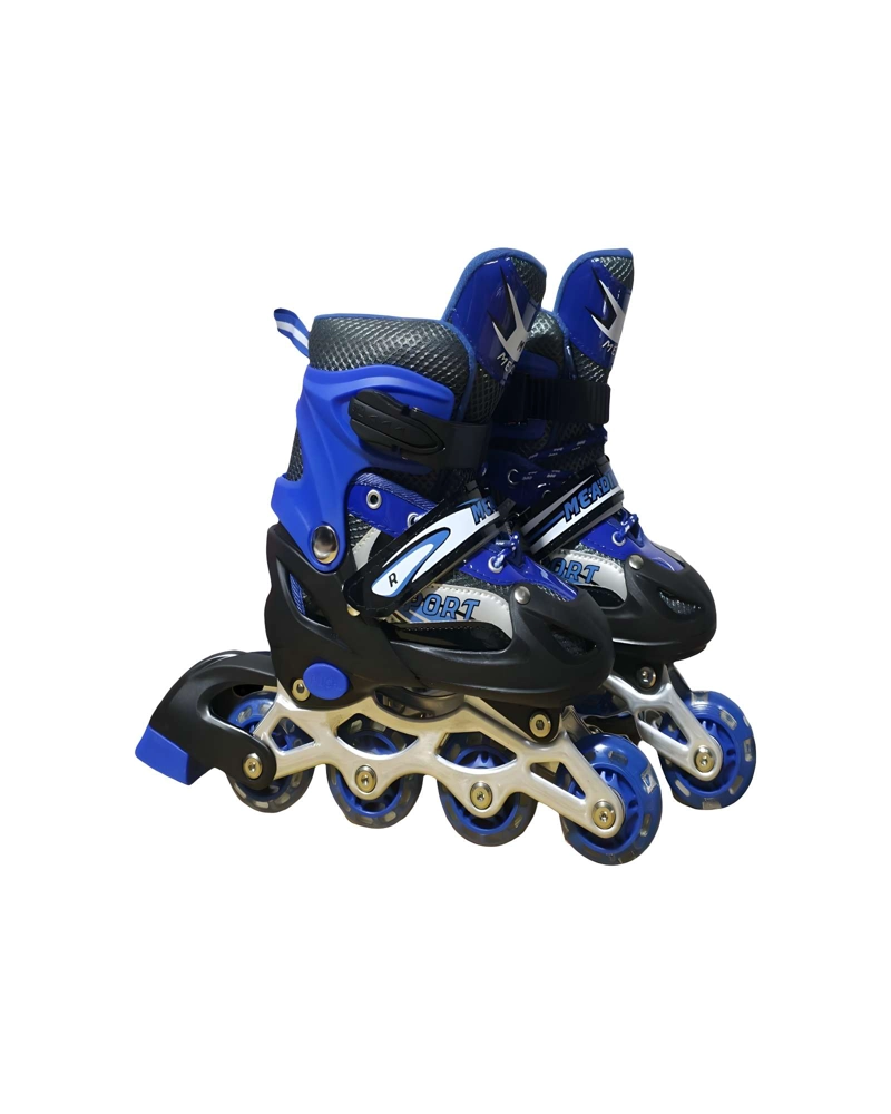 PATINES LINEAL CON LUCES Y KIT TALLA S 31-34 AZUL OSCURO - 2