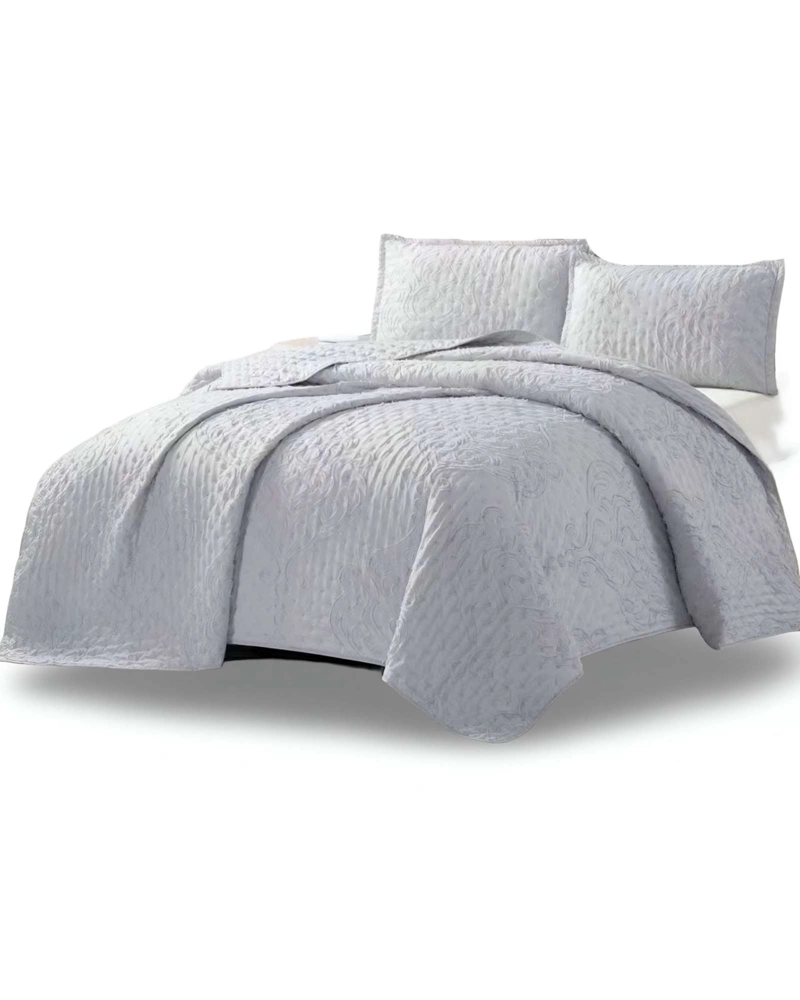 COBERTOR COLCHA QUILT TUFTING DE LUJO SUAVE PLAZA Y MEDIA - 2