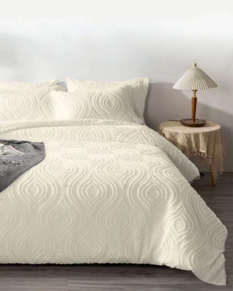 COBERTOR COLCHA QUILT DE VERANO DELGADO NO ACOLCHADO KING - 3