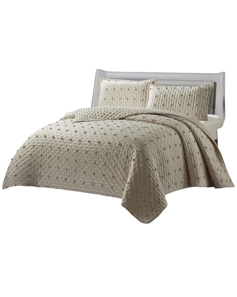 COBERTOR COLCHA QUILT TUFTING DE LUJO SUAVE 2 PLAZAS - 2