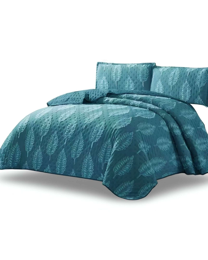 COBERTOR COLCHA QUILT TUFTING DE LUJO SUAVE KING - 2