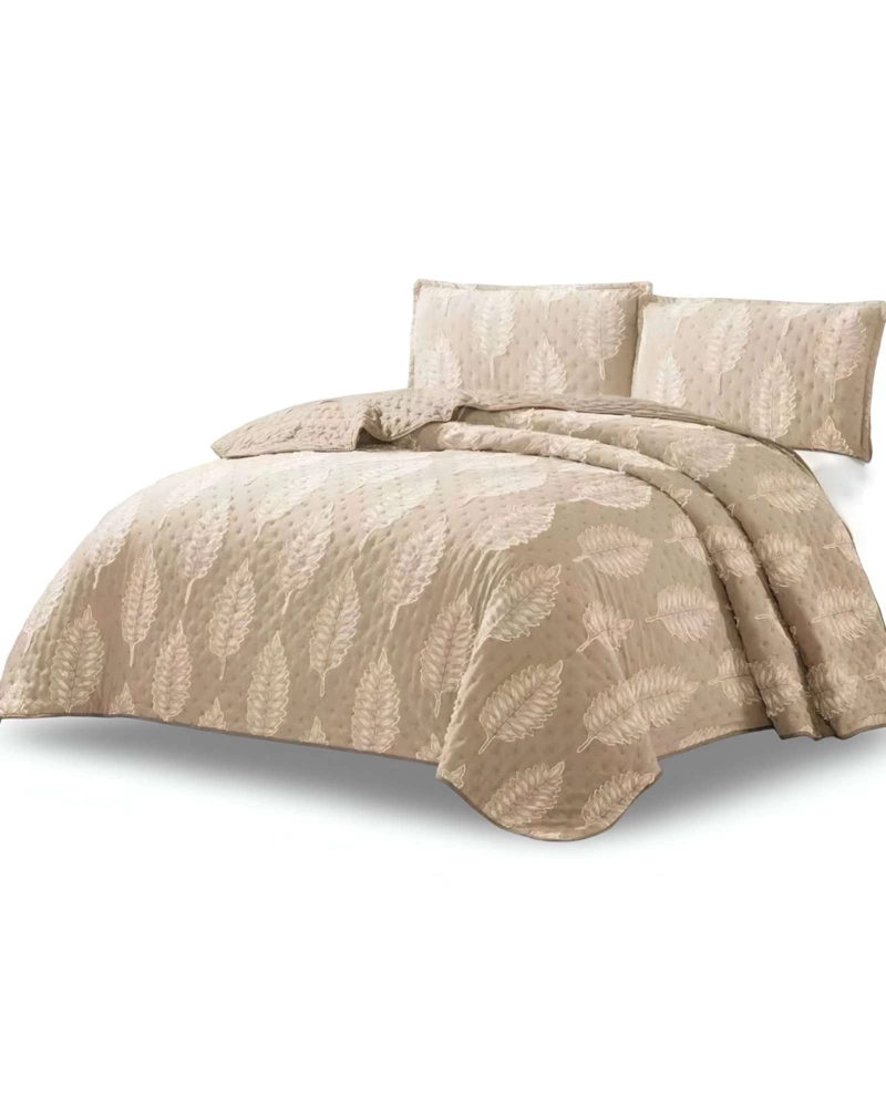 COBERTOR COLCHA QUILT TUFTING DE LUJO SUAVE KING - 2