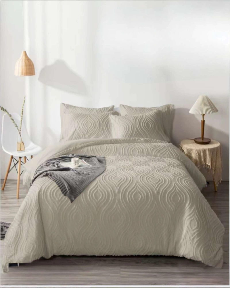 COBERTOR COLCHA QUILT DE VERANO DELGADO NO ACOLCHADO KING - 1