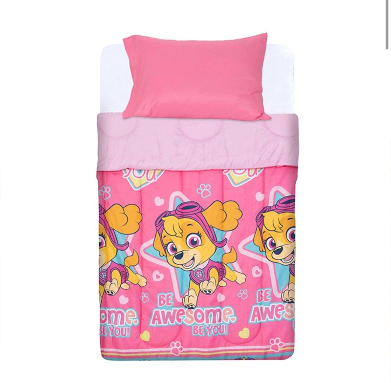 CUBRECAMA NORDICO NIÑA SKYE PAW PATROL ROSA - 2