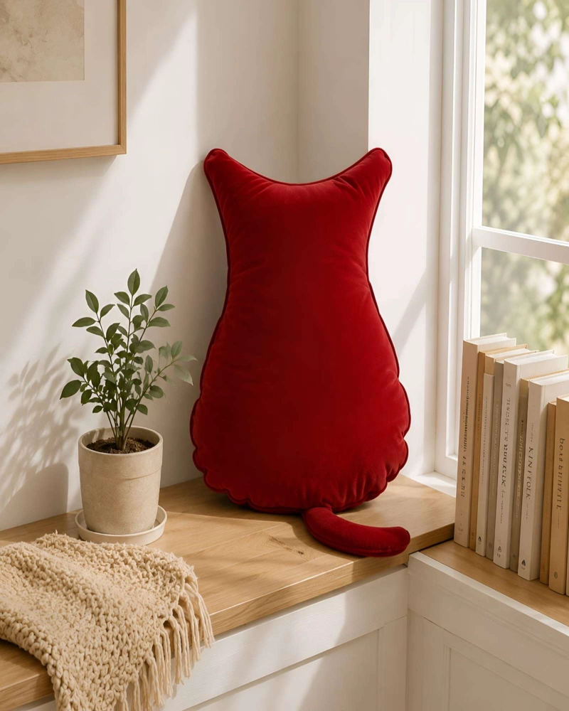 PACK DE 2 COJIN DECORATIVO FORMA DE GATO - 3