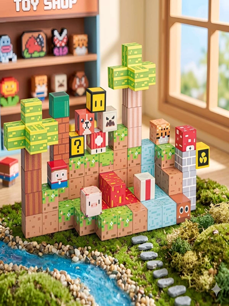 SET DE BLOQUES MAGNE TICOS 84 PIEZAS JUEGO DE CONSTRUCCION - 4