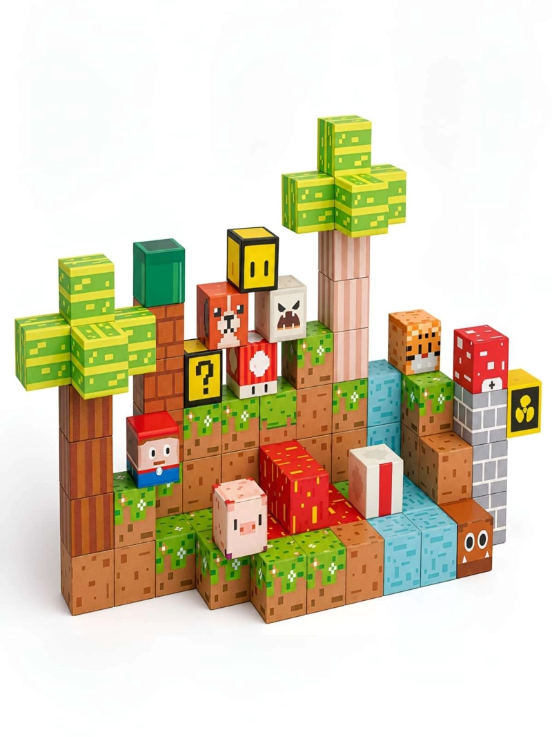 SET DE BLOQUES MAGNE TICOS 84 PIEZAS JUEGO DE CONSTRUCCION - 6