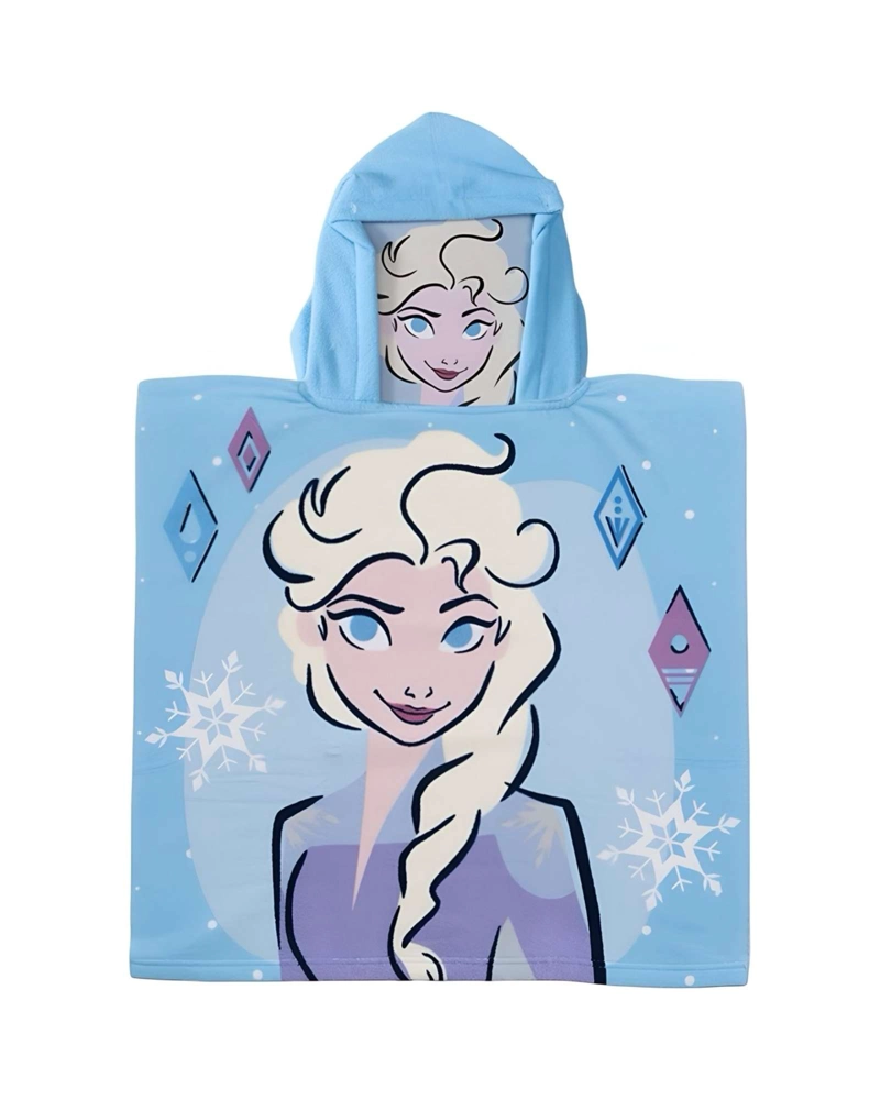TOALLA DE BAÑO CAPUCHA PLAYA O PISCINA NIÑO NIÑA FROZEN - 4