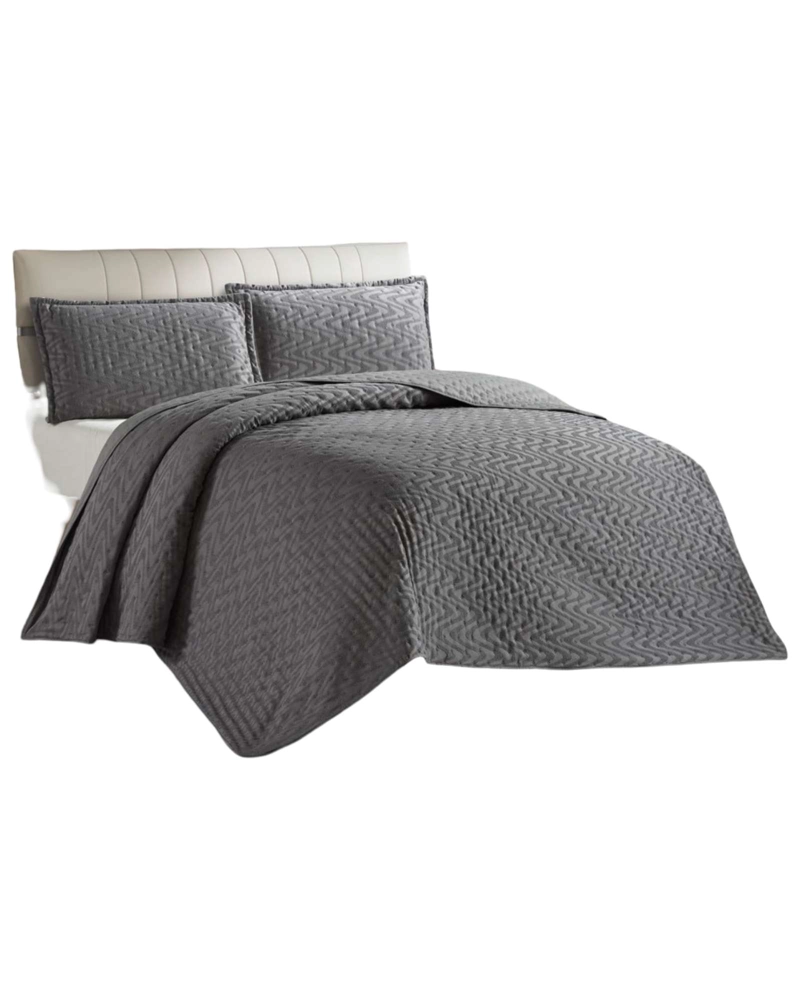 QUILT KING DE LUJO EXTRA SUAVE CON RELIEVES DE TUFTING - 1
