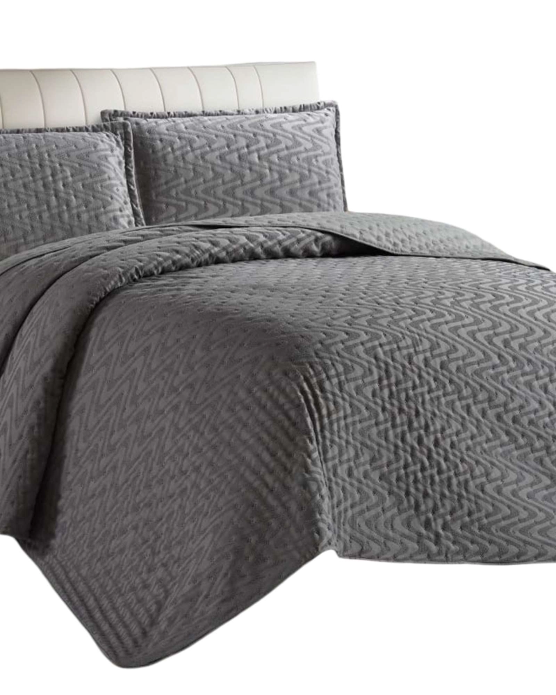 QUILT KING DE LUJO EXTRA SUAVE CON RELIEVES DE TUFTING - 2
