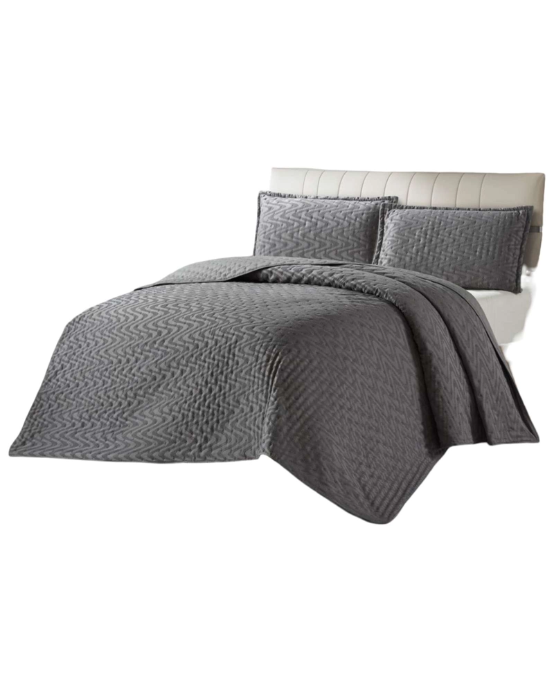 QUILT KING DE LUJO EXTRA SUAVE CON RELIEVES DE TUFTING - 3