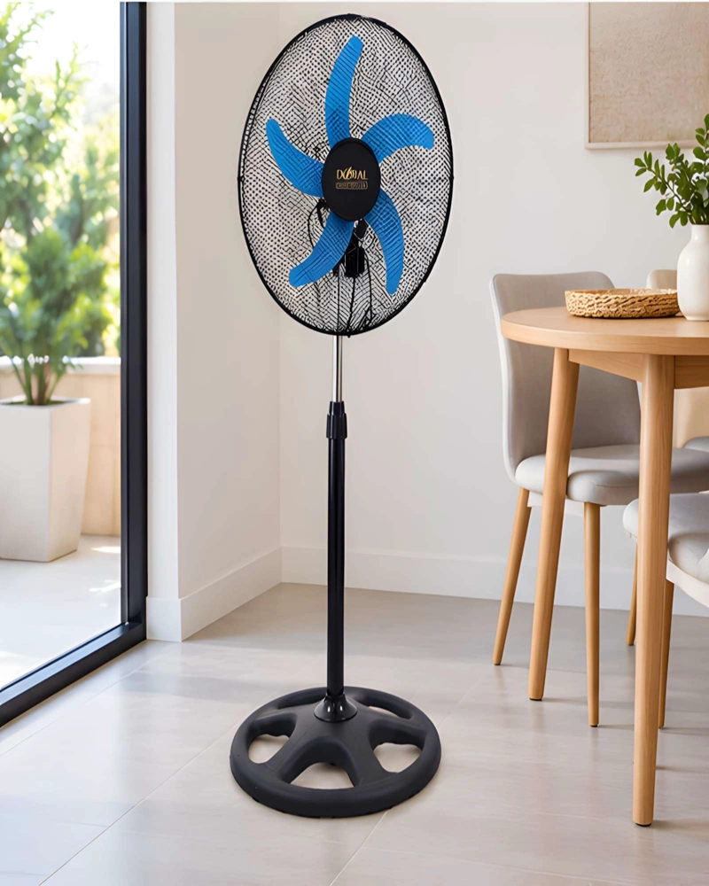 VENTILADOR DE PEDESTAL 18 OSCILACION AUTOMATICA 360° Y 3 VELOCIDADES - 1