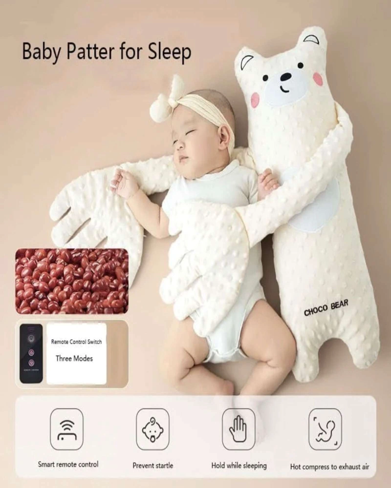 PELUCHE PARA BEBE CHOCO BEAR BABY PATTER SIMULACION DORMIR - 5