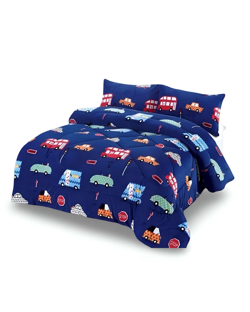 COBERTOR DE INVIERNO INFANTIL CARRO DE NIÑO PLUSH CON CHIPORRO PLAZA Y MEDIA S47 - 1