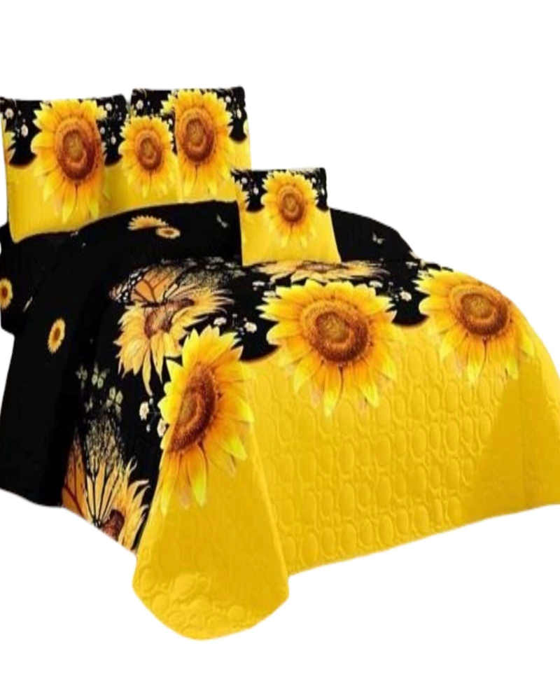 SET SABANA CON CUBRECAMA PLAZA Y MEDIA S79 - 1