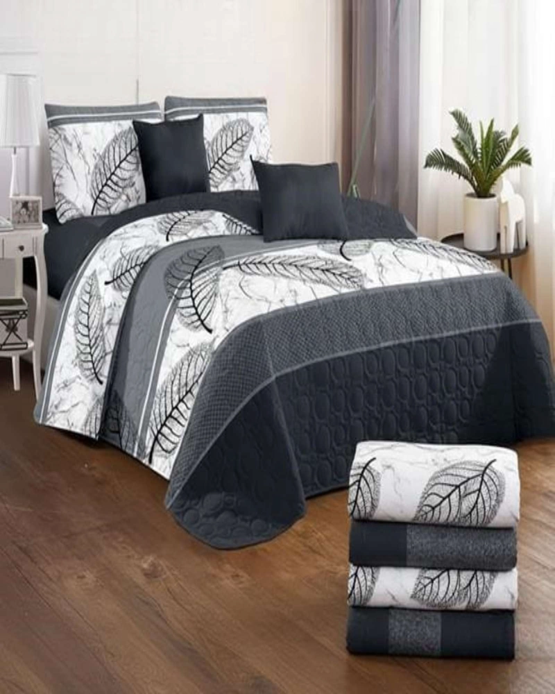 SET SABANA CON CUBRECAMA PLAZA Y MEDIA S87 - 3