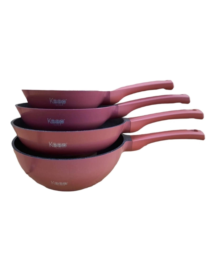 SARTENES SET DE 3 PIEZAS + WOK KEEP - 2