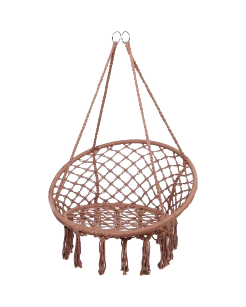 SILLA COLGANTE HAMACA MAS 2 COJINES INTERIOR Y EXTERIOR - 4