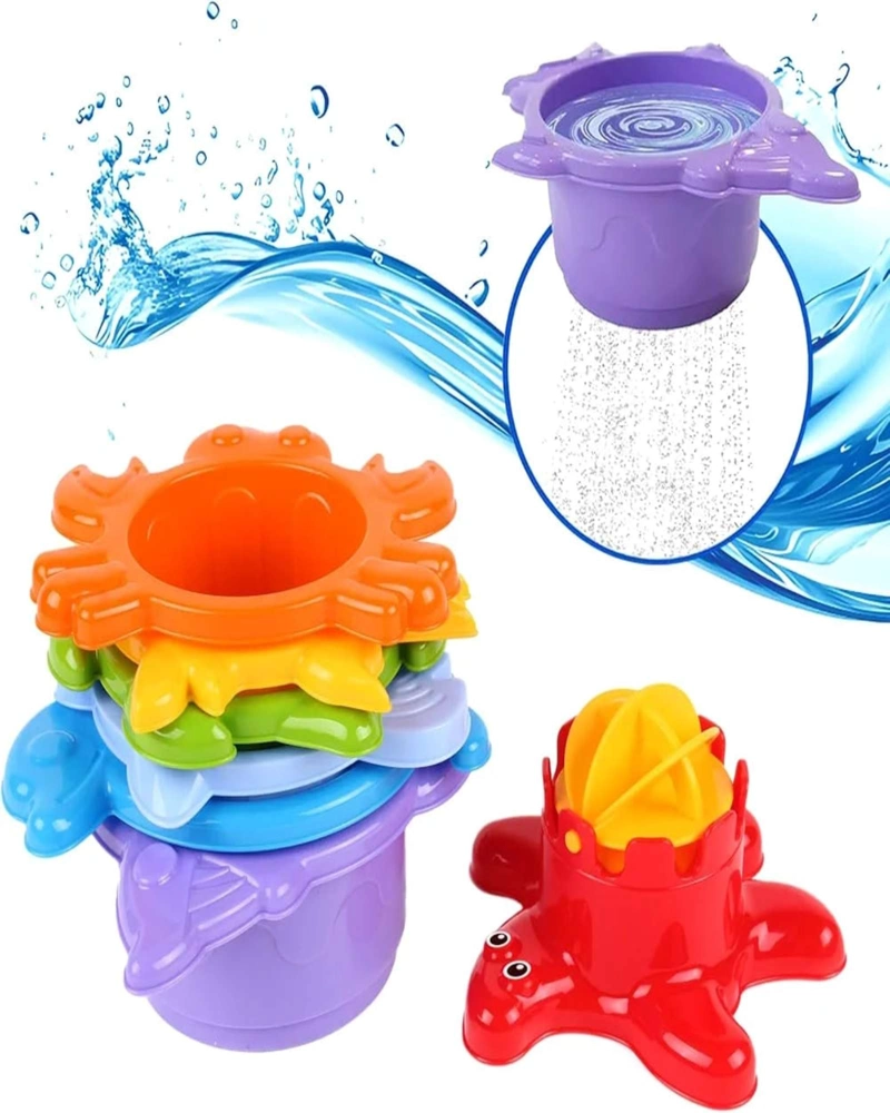 JUEGO COLORIDO DE BAÑO PARA BEBES - 2