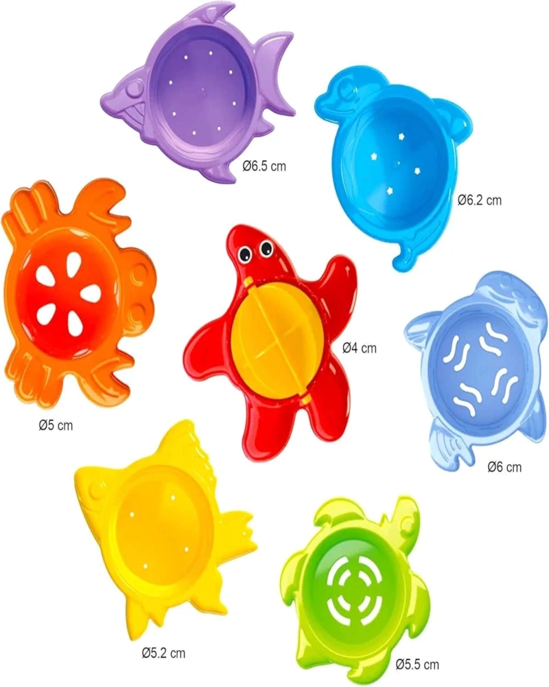 JUEGO COLORIDO DE BAÑO PARA BEBES - 3