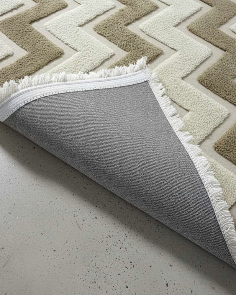 ALFOMBRA JACQUARD ANTIDESLIZANTE CON RELIEVE 180X200 CM - 5