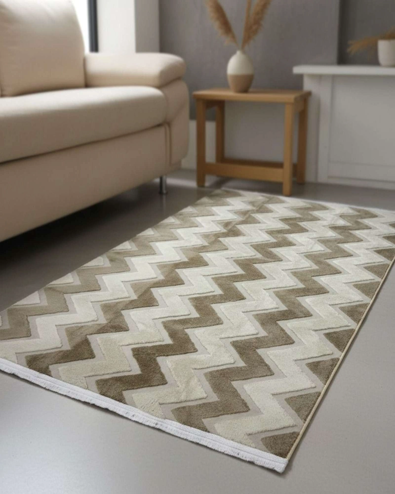 ALFOMBRA JACQUARD ANTIDESLIZANTE CON RELIEVE 150X200 CM - 2