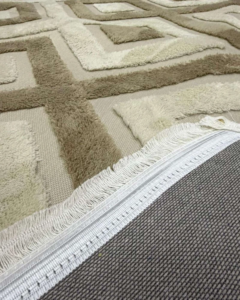 ALFOMBRA JACQUARD ANTIDESLIZANTE CON RELIEVE 150X200 CM - 6