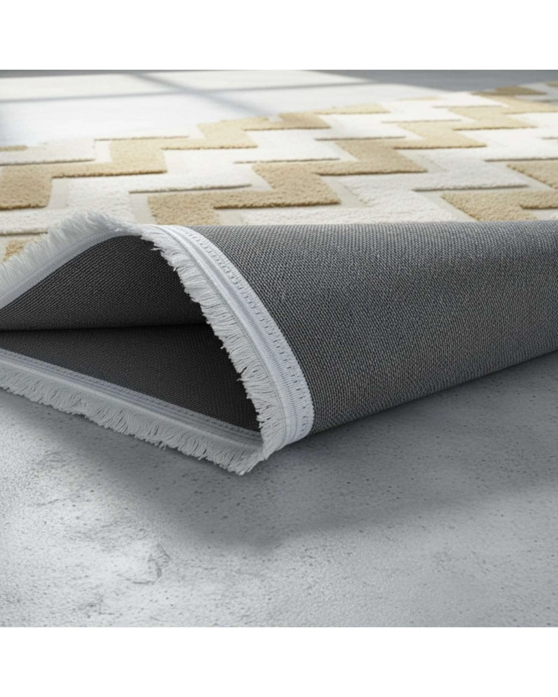 ALFOMBRA JACQUARD ANTIDESLIZANTE CON RELIEVE 150X200 CM - 4