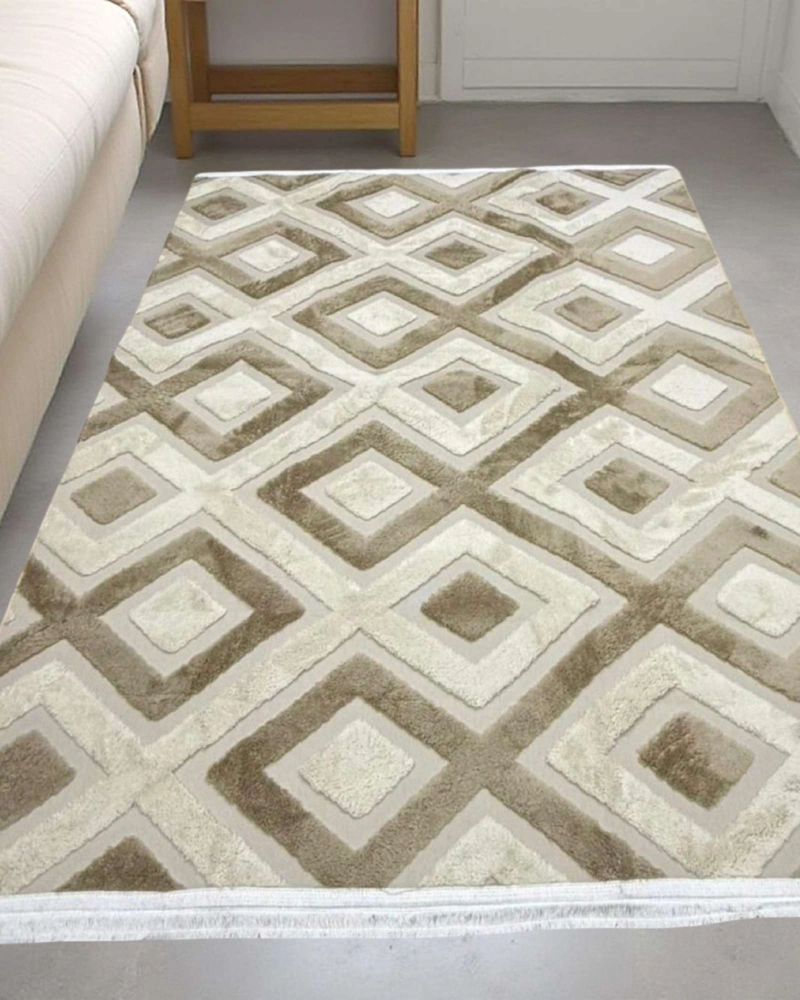 ALFOMBRA JACQUARD ANTIDESLIZANTE CON RELIEVE 150X200 CM - 7