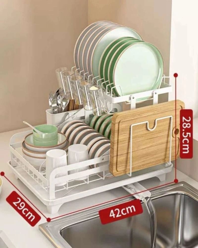 ESCURRIDOR DE PLATOS 2 NIVELES, ARMADO FACIL - 4
