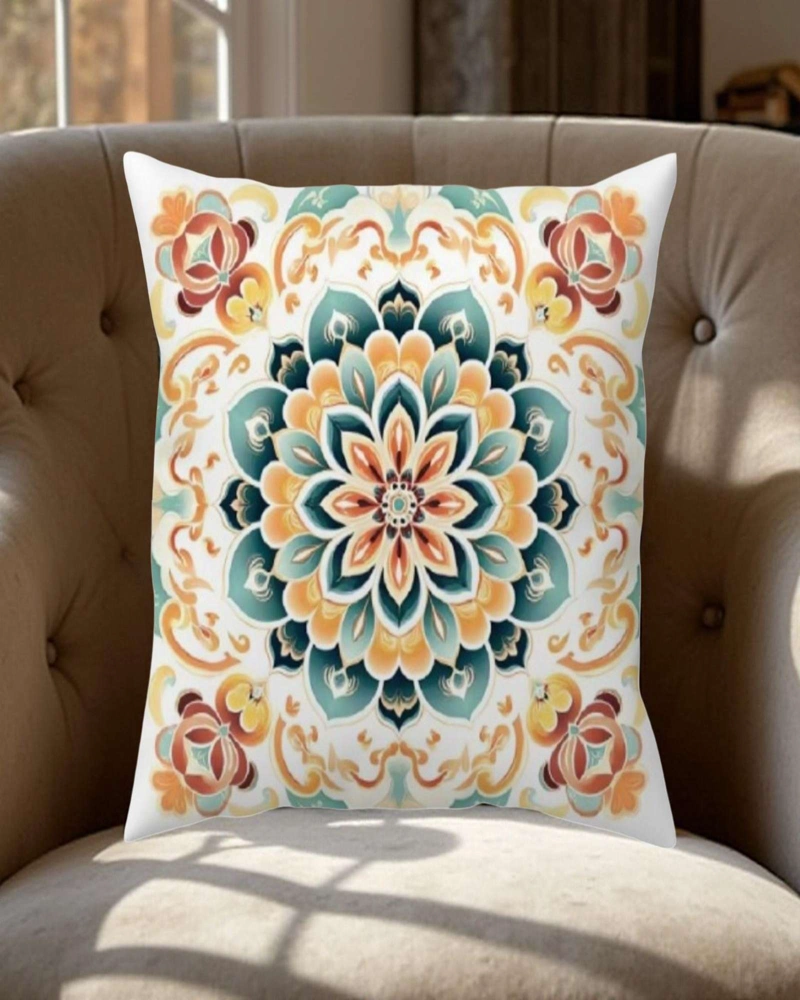 FUNDAS DE COJIN MANDALA ESTAMPADAS PACK DE 2 PIEZAS - 3