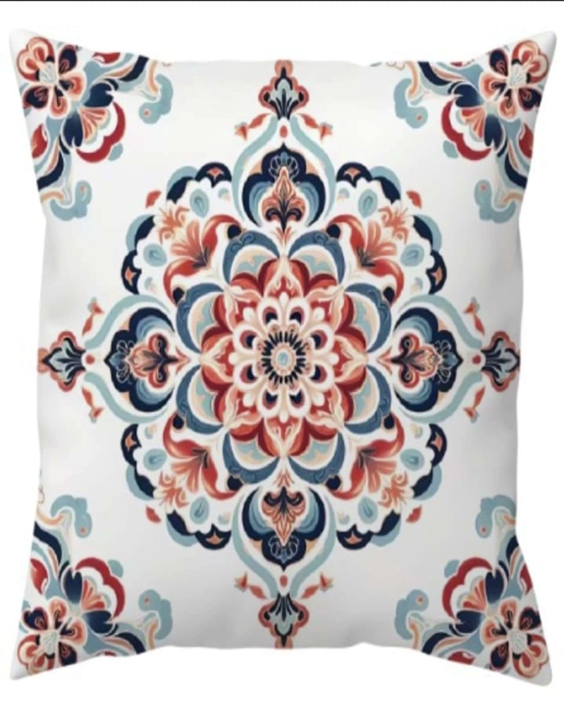 FUNDAS DE COJIN MANDALA ESTAMPADAS PACK DE 2 PIEZAS - 1