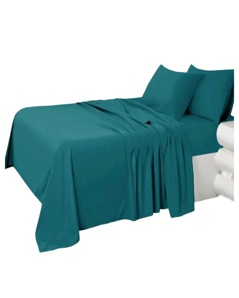 SABANAS DE POLIESTER SUAVE COLORES LISOS KING - 1