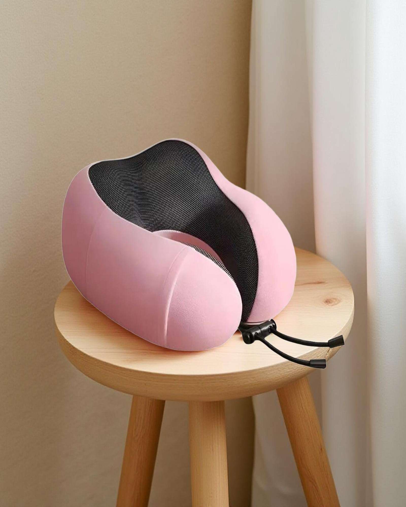 ALMOHADA DE CUELLO IDEAL PARA VIAJE  ROSADO - 3