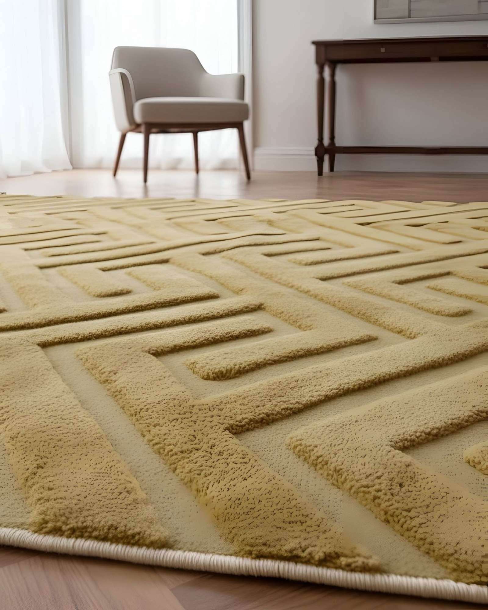 ALFOMBRA JACQUARD MODERNA Y ELEGANTE 150X200 - 1