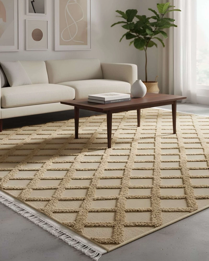 ALFOMBRA JACQUARD MODERNA Y ELEGANTE 240X200 - 4