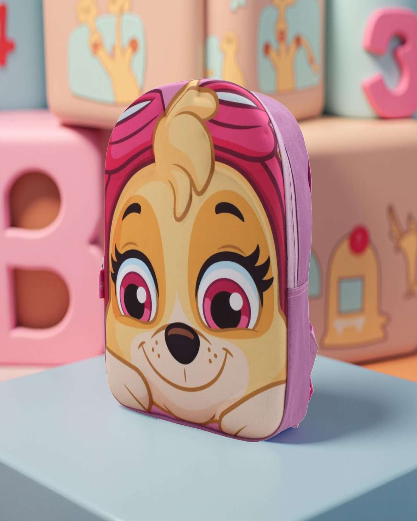MOCHILA INFANTIL ESCOLAR DISEÑO EN 3D - 3