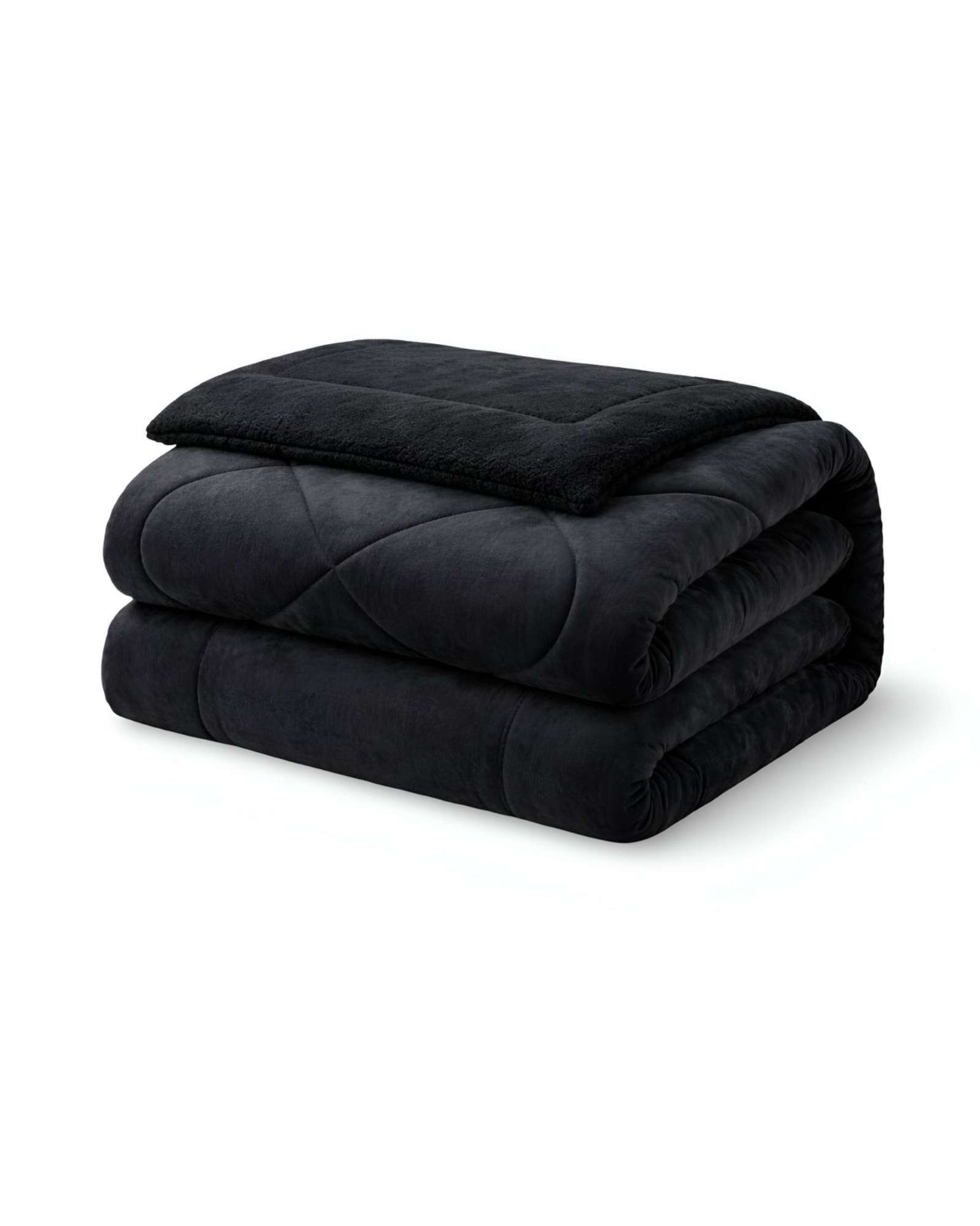 CUBRECAMA DE INVIERNO CON CHIPORRO DISEÑO LISO 2 PLAZAS - 1