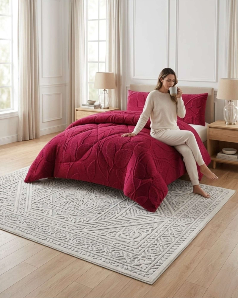 CUBRECAMA PLUMON SHERWOOD DE 2 PLAZAS CON FUNDAS DE ALMOHADA - 5
