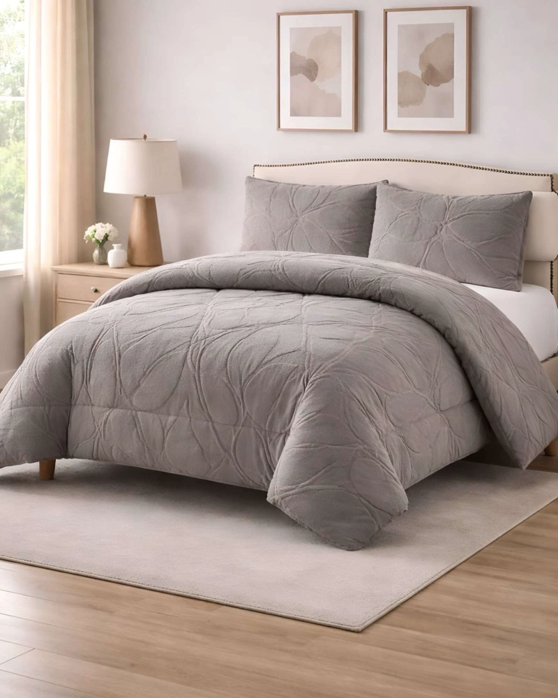 CUBRECAMA PLUMON SHERWOOD DE 2 PLAZAS CON FUNDAS DE ALMOHADA - 5