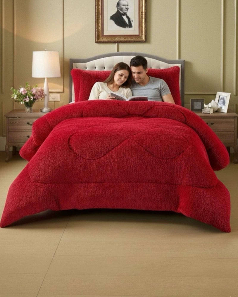 CUBRECAMA KING CHIPORRO PELUDO PREMIUM 250X270 CM - 1