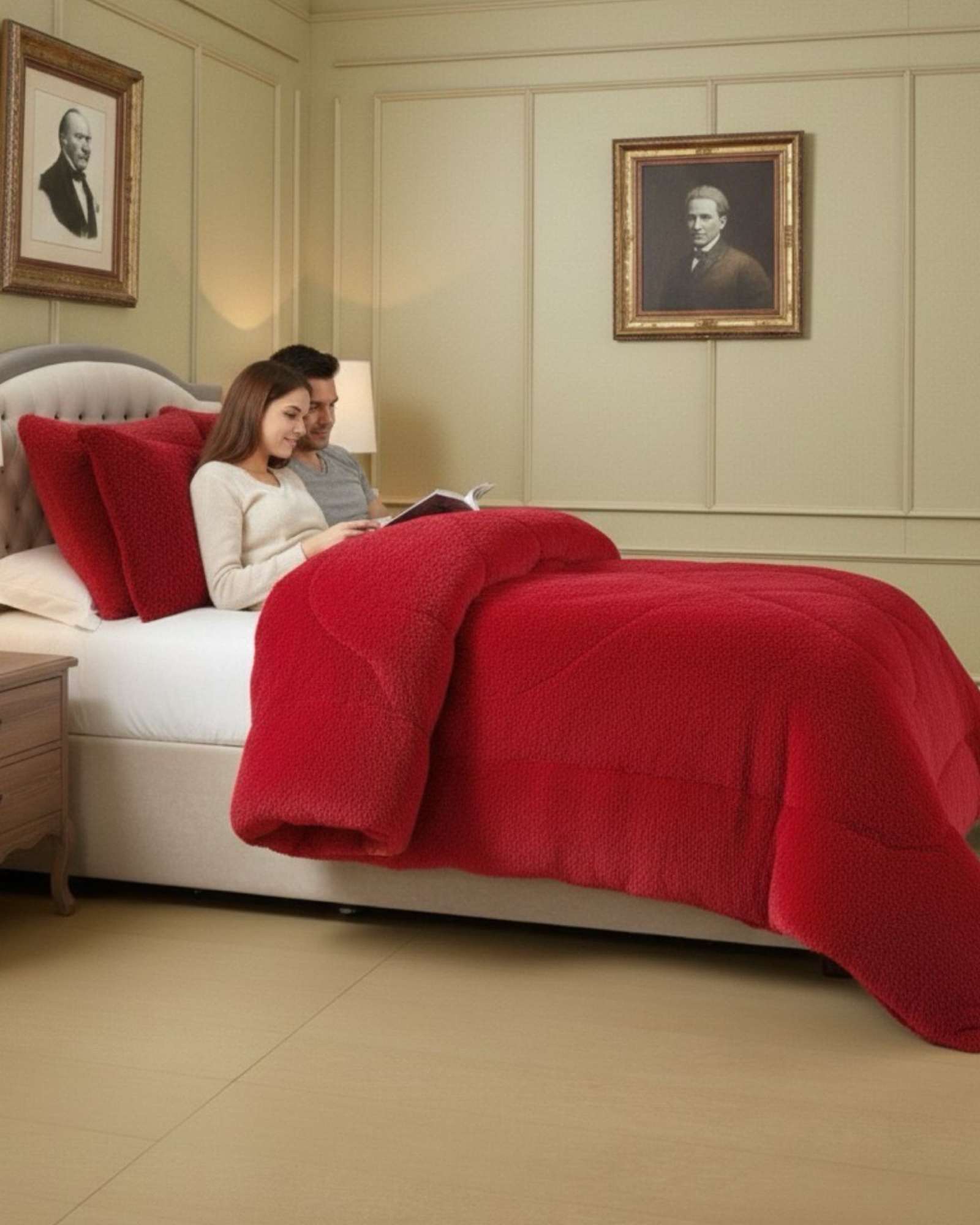 CUBRECAMA KING CHIPORRO PELUDO PREMIUM 250X270 CM - 2